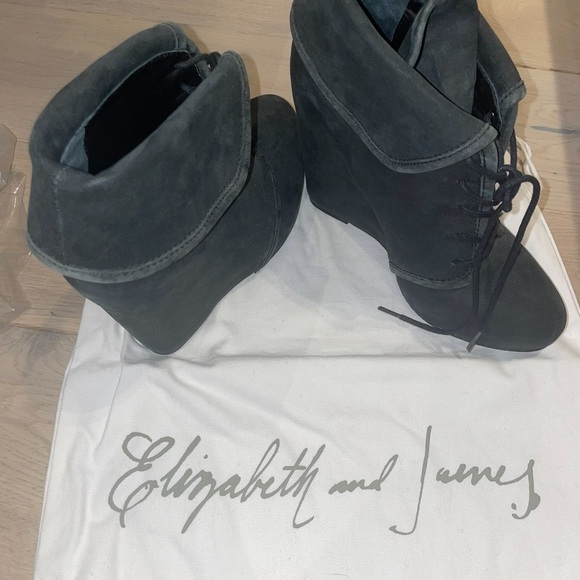 Elizabeth and James wedge lace up bootie - Picture 2 of 2